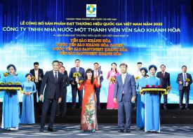 Yến sào Khánh Hòa tiếp tục là Thương hiệu Quốc gia năm 2022