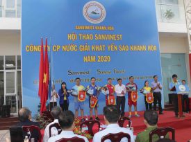 Công ty Cổ phần Nước giải khát Yến sào Khánh Hòa tổ chức Hội thao Sanvinest lần thứ I