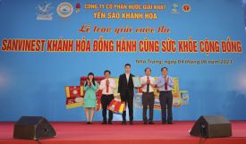 Trao giải Cuộc thi “Sanvinest Khánh Hòa đồng hành cùng sức khỏe cộng đồng”