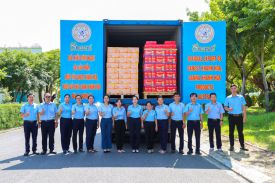 YẾN SÀO KHÁNH HOÀ XUẤT KHẨU LÔ HÀNG NƯỚC YẾN SÀO SANEST KHÁNH HOÀ VÀ NƯỚC GIẢI KHÁT SANNA SANG THỊ TRƯỜNG ÚC