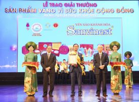 Sanvinest lần thứ 5 liên tiếp được vinh danh tại giải thưởng “Sản phẩm vàng vì sức khỏe cộng đồng"