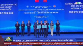 Sanvinest Khánh Hòa hợp tác với Tập đoàn Đồng Nhân Đường (Trung Quốc) để xuất khẩu sản phẩm