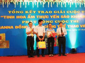 Trao giải cuộc thi “Tinh hoa ẩm thực yến sào Khánh Hòa”