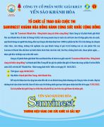 TỔ CHỨC LỄ TRAO GIẢI CUỘC THI SANVINEST KHÁNH HÒA ĐỒNG HÀNH CÙNG SỨC KHỎE CỘNG ĐỒNG