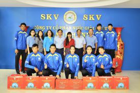 GẶP GỠ, TRÒ CHUYỆN CÙNG CÁC VẬN ĐỘNG VIÊN ĐỘI BÓNG CHUYỀN BÃI BIỂN SANVINEST KHÁNH HÒA THAM GIA SEA GAMES 32