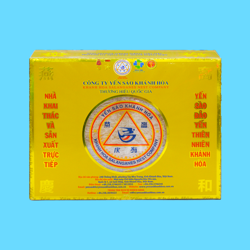 YẾN SÀO ĐẢO THIÊN NHIÊN TINH CHẾ LÀM SẠCH HỘP 100G - 014