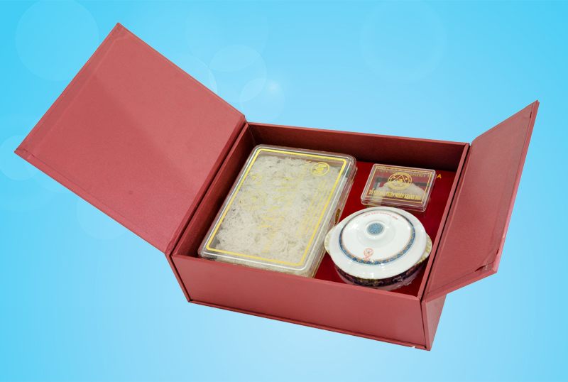 YẾN SÀO ĐẢO THIÊN NHIÊN TINH CHẾ MẪU HỘP QUÀ TẶNG 50G - 015GS