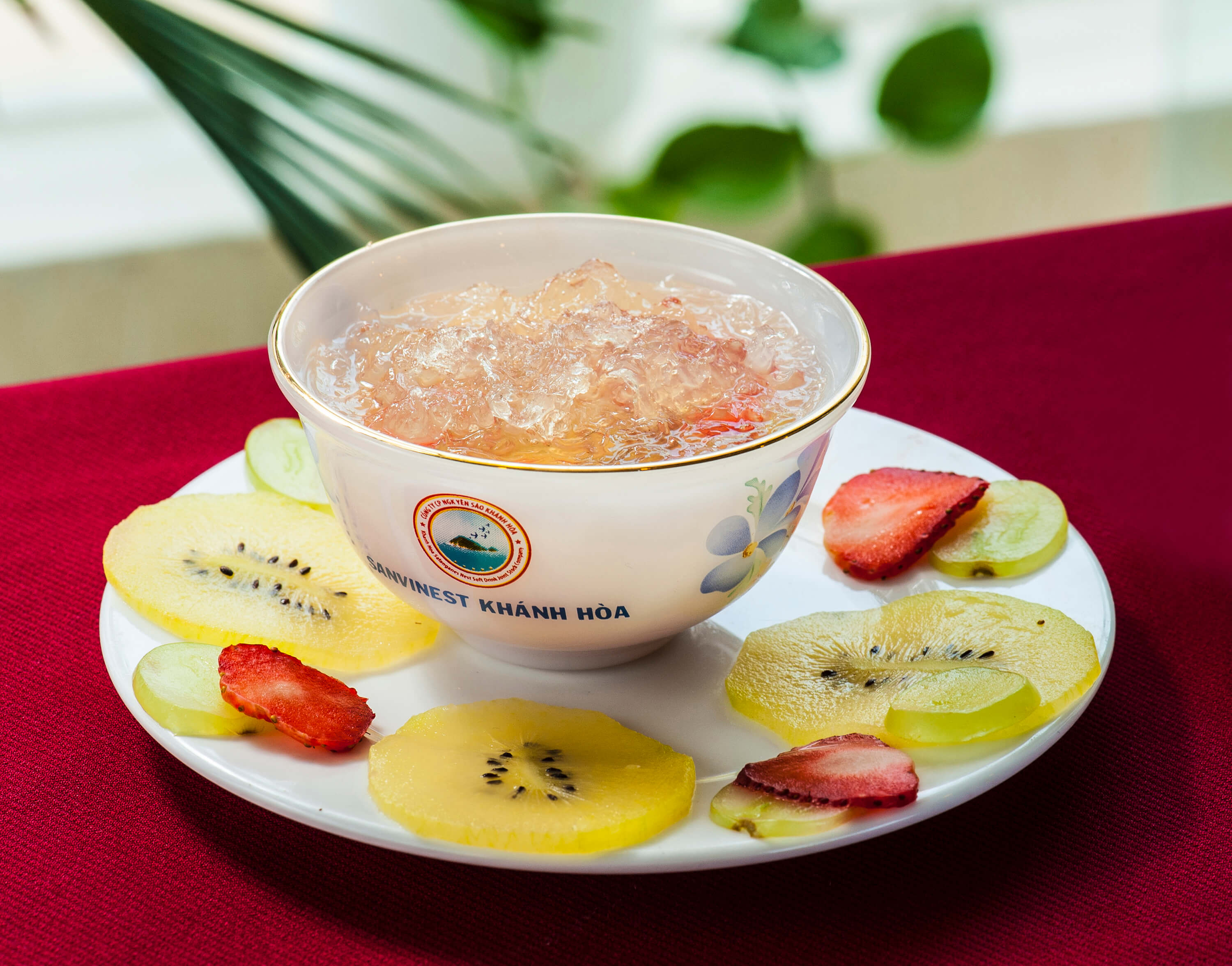 Yến sào chưng trái cây