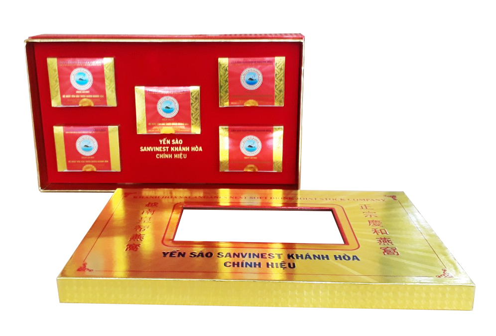 Yến sào Sanvinest Khánh Hòa chính hiệu tinh chế Hộp quà tặng - Q503