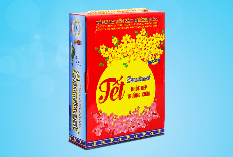 Nước Yến sào Sanvinest Khánh Hòa hộp 6 lon 190ml - 121H6