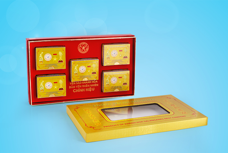 YẾN SÀO ĐẢO THIÊN NHIÊN TINH CHẾ MẪU HỘP QUÀ TẶNG 3G - 011G