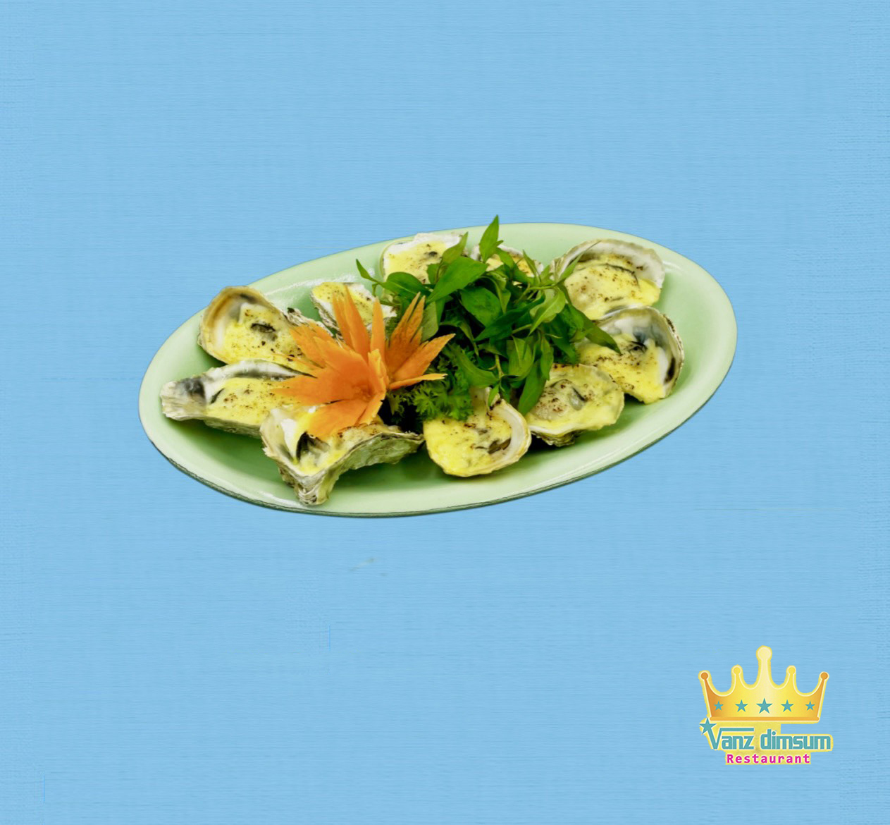Hàu nướng bơ tỏi (Tính con)