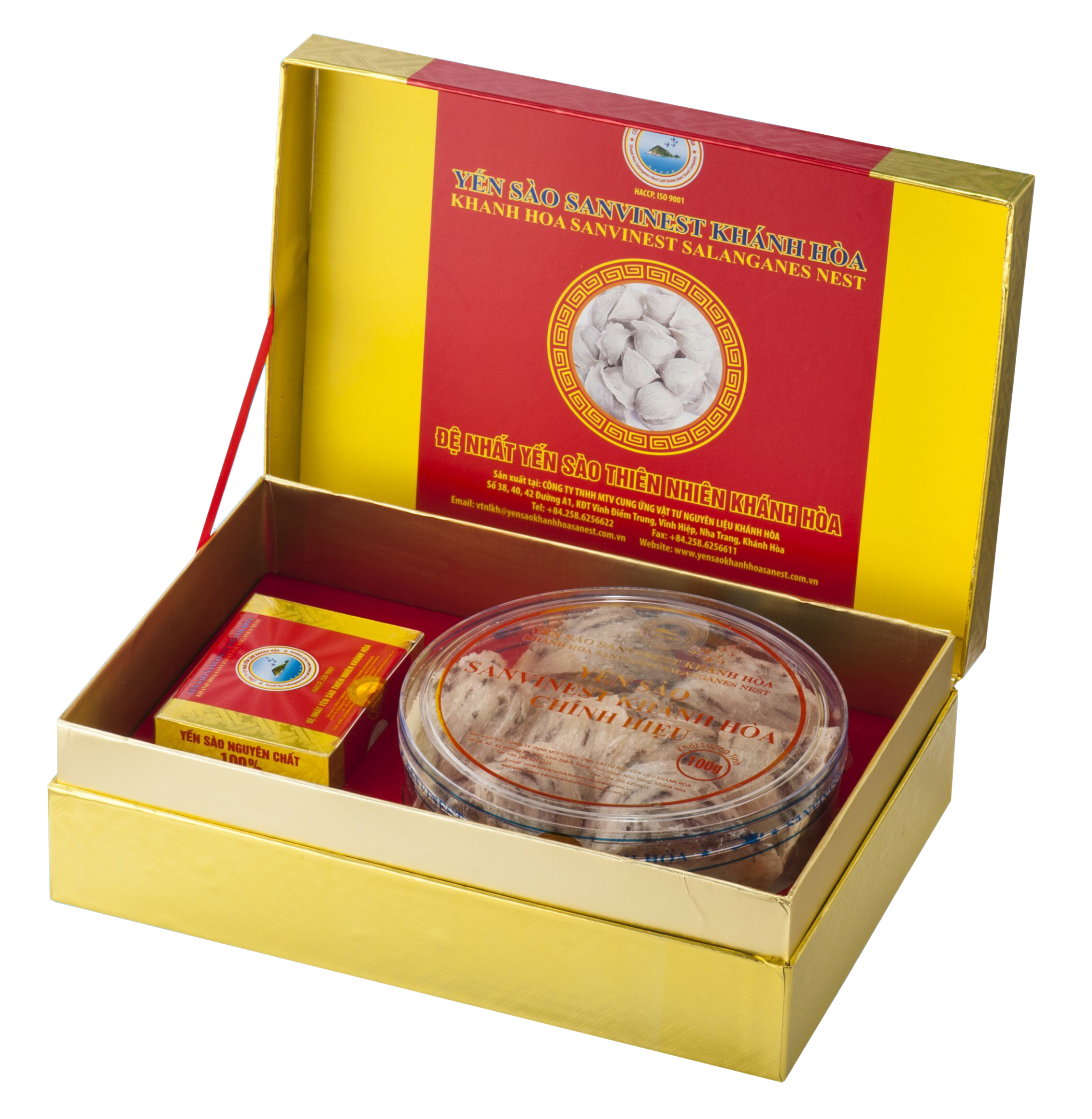 Yến sào Sanvinest Khánh Hòa chính hiệu nguyên tổ 100g - S110