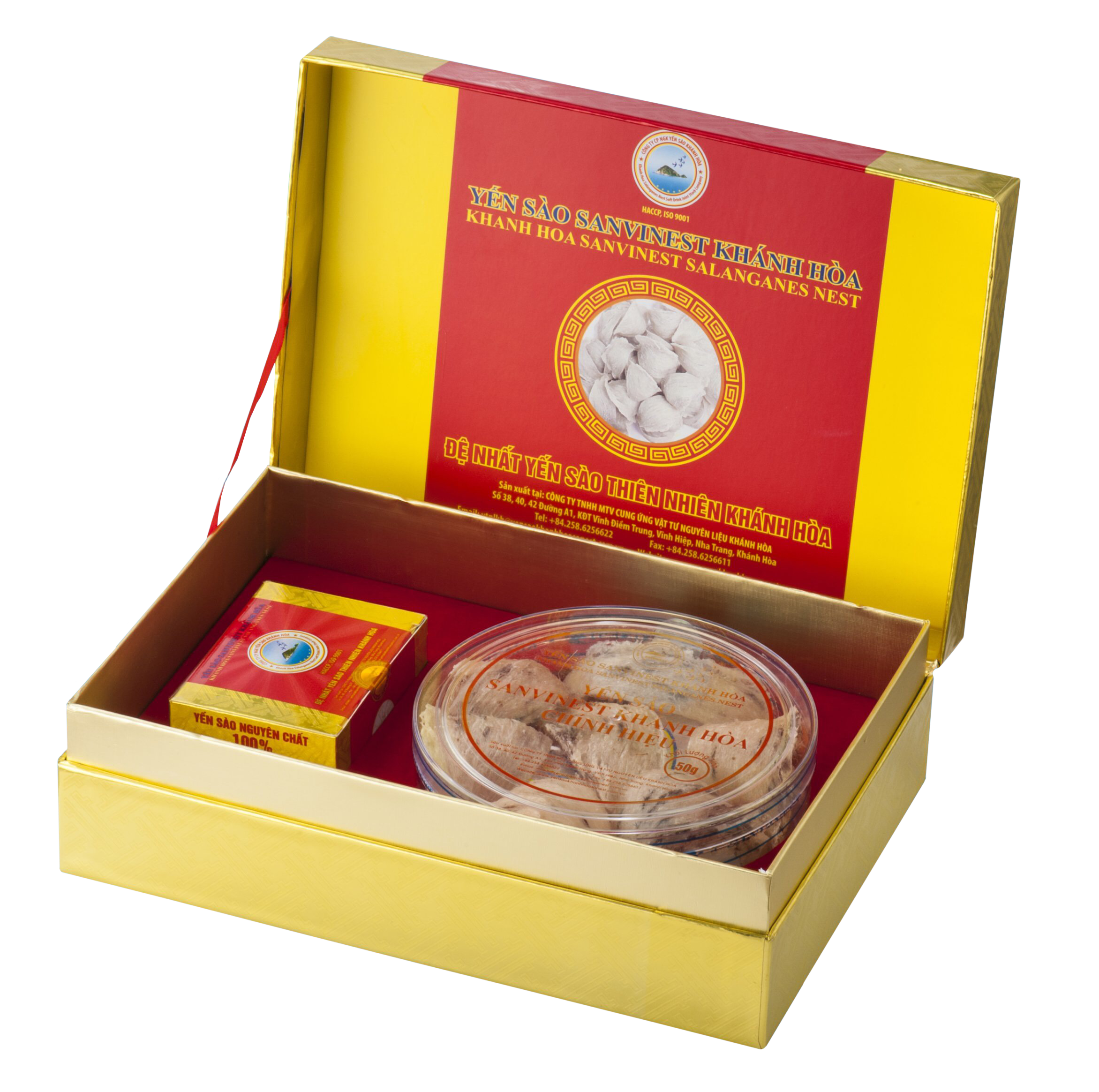 Yến sào Sanvinest Khánh Hòa chính hiệu nguyên tổ 50g - S150