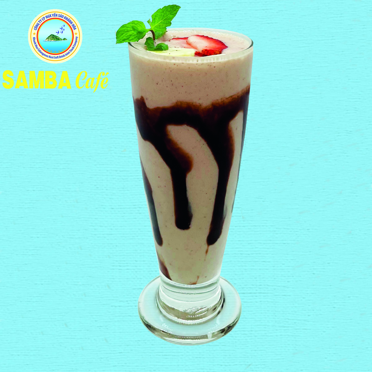 Sinh tố chuối dâu