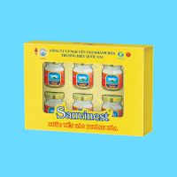 Nước Yến sào Sanvinest Khánh Hòa hộp 6 lọ 70ml Quà tặng - S101H6QT