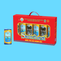 Nước Yến sào Sanvinest Khánh Hòa hộp 6 lon hộp quà tặng - 121H6QT