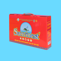 Nước Yến sào Sanvinest Khánh Hòa hộp 6 lon hộp quà tặng - 121H6QT