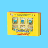 Nước Yến sào Khánh Hòa Sanvinest Fucoidan Nhân sâm hộp 6 lọ 70ml - 207H6