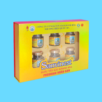Nước Yến sào Khánh Hòa Sanvinest Fucoidan Nhân sâm hộp 6 lọ 70ml - 207H6