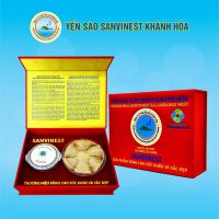Hộp quà tặng Yến sào Sanvinest Khánh Hòa chính hiệu nguyên tổ sơ chế 50g - Q250