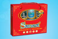  Nước Yến sào Khánh Hòa Sanest hộp 6 lon hộp quà tặng - S001H6QT
