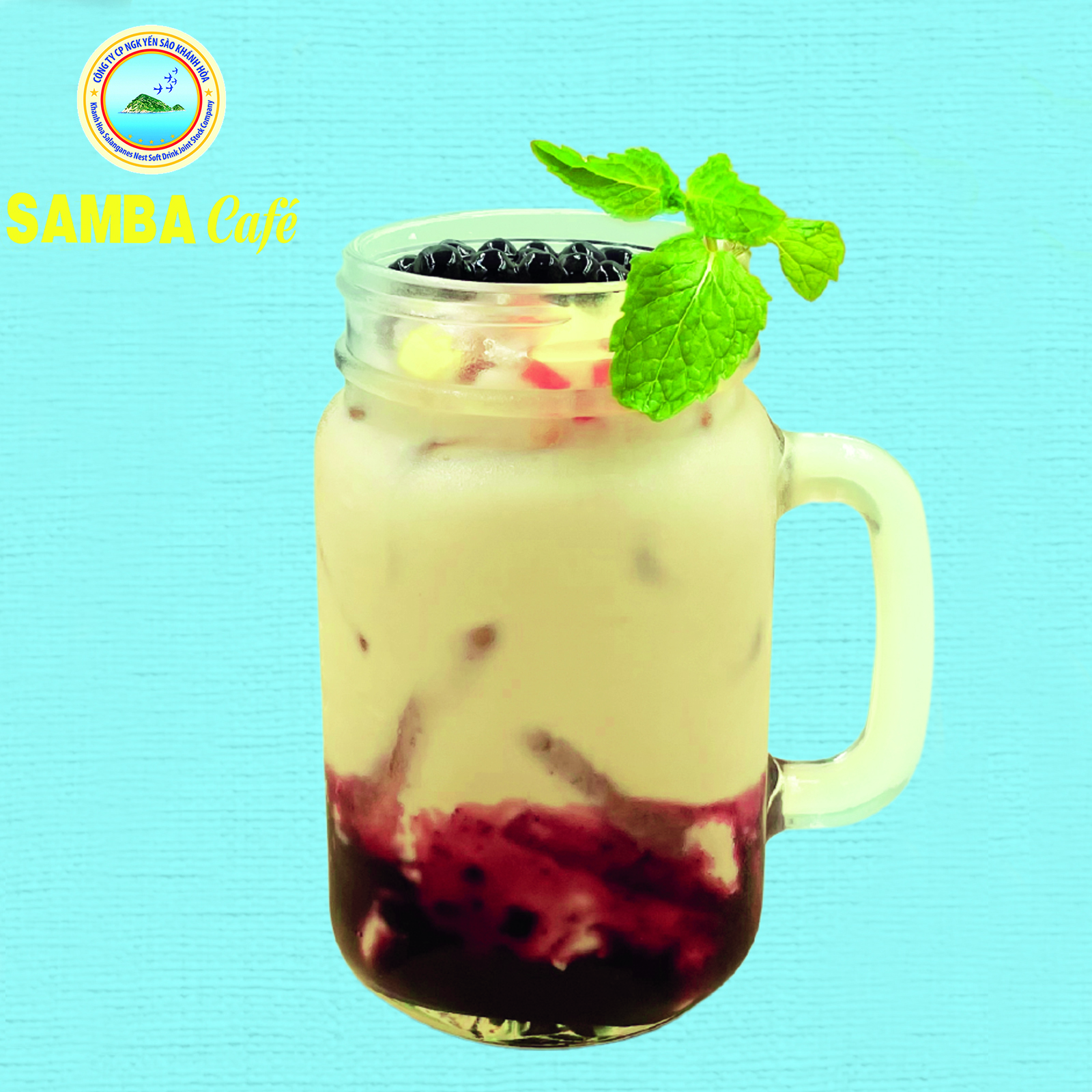 Trà sữa hương việt quất