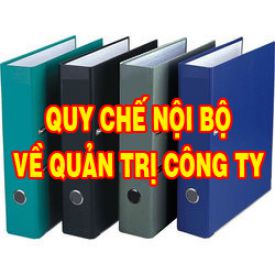 SKV. Quy chế nội bộ về quản trị Công ty